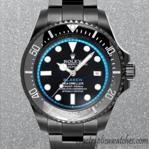 Exact Replica Rolex Deepsea 126660 43mm Men's Black-tone Watch